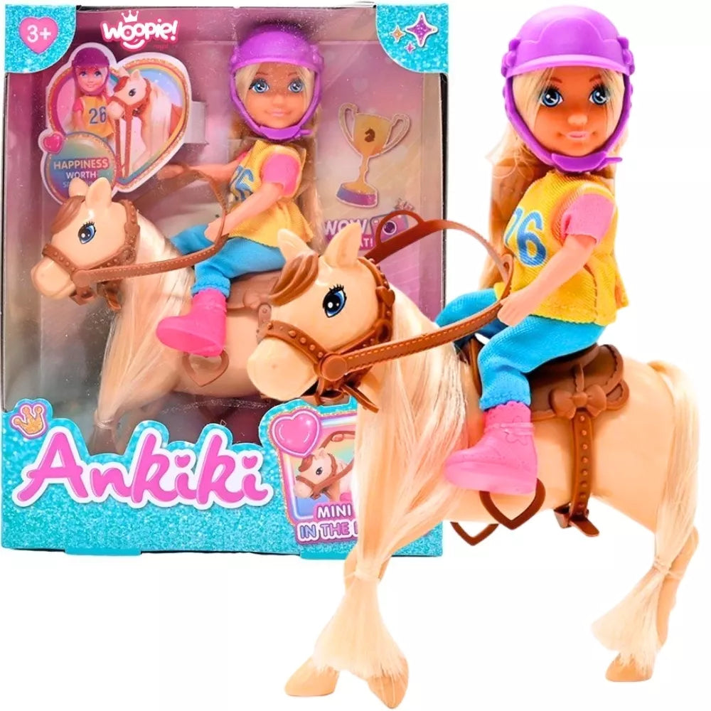 WOOPIE ROYAL Lėlių rinkinys Rider su arkliu